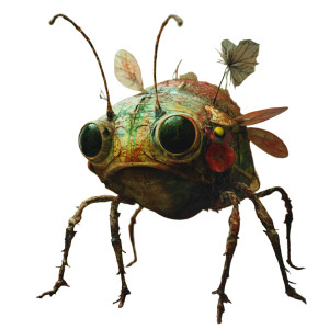 Freaky Little Bug Vinyl Car Decal Sticker – Waterproof & UV-Resistant 8"