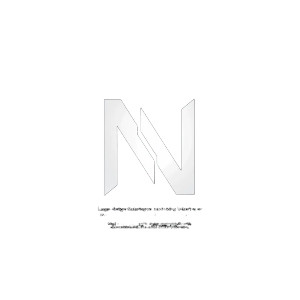 Interlocking N Logo Vinyl Car Decal Sticker – Waterproof & UV-Resistant 8"
