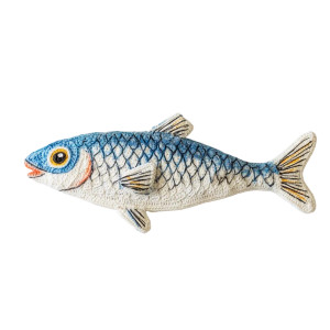 Crochet Sardine Vinyl Car Decal Sticker – Waterproof & UV-Resistant 8" Crochet Sardine Vinyl Car Decal Sticker – Waterproof & UV-Resistant 8"