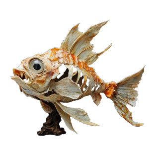 Aggressive Fish Skeleton Vinyl Car Decal Sticker – Waterproof & UV-Resistant 8" Aggressive Fish Skeleton Vinyl Car Decal Sticker – Waterproof & UV-Resistant 8"