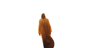Glowing Jesus Back Vinyl Car Decal Sticker – Waterproof & UV-Resistant 8"