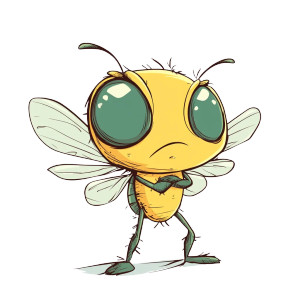 Greenhead Fly Bully Vinyl Car Decal Sticker – Waterproof & UV-Resistant 8"