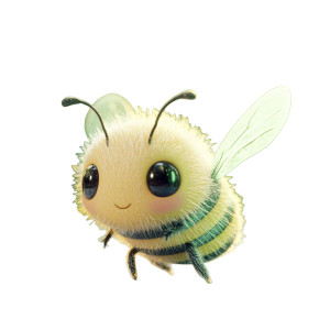 Baby Bee Character Vinyl Car Decal Sticker – Waterproof & UV-Resistant 8" Baby Bee Character Vinyl Car Decal Sticker – Waterproof & UV-Resistant 8"