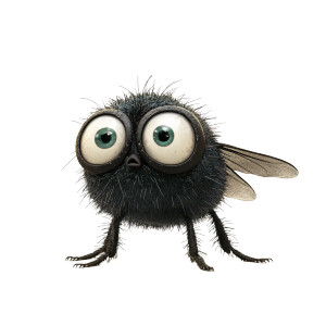 Angry Fly Vinyl Car Decal Sticker – Waterproof & UV-Resistant 8" Angry Fly Vinyl Car Decal Sticker – Waterproof & UV-Resistant 8"
