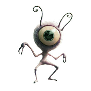 Dancing Alien Vinyl Car Decal Sticker – Waterproof & UV-Resistant 8"