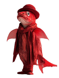 Red Carp Fashion Vinyl Car Decal Sticker – Waterproof & UV-Resistant 8"