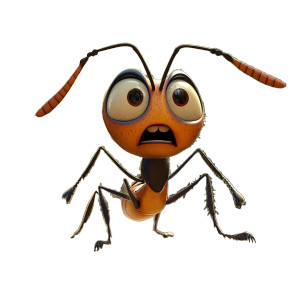 Giant Running Ant Vinyl Car Decal Sticker – Waterproof & UV-Resistant 8" Giant Running Ant Vinyl Car Decal Sticker – Waterproof & UV-Resistant 8"