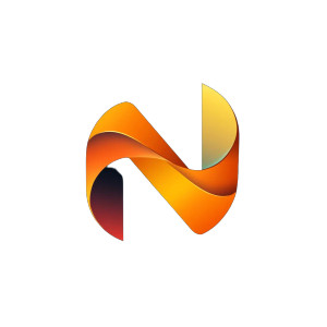 N Logo V3 Vinyl Car Decal Sticker – Waterproof & UV-Resistant 8"