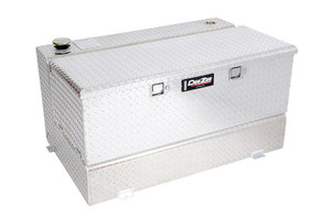 Dee Zee Diamond Tread Aluminum Transfer Tank | Non-Rusting, 92 Gallon Capacity, Narrow Base, Internal Baffles