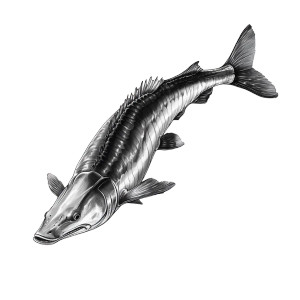 Realistic Sturgeon Illustration Vinyl Car Decal Sticker – Waterproof & UV-Resistant 8" Realistic Sturgeon Illustration Vinyl Car Decal Sticker – Waterproof & UV-Resistant 8"