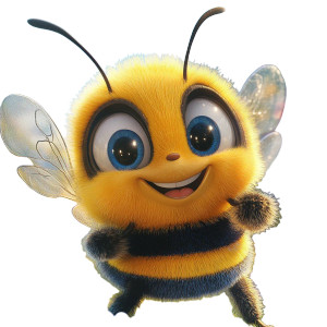 Cheerful Bumblebee Vinyl Car Decal Sticker – Waterproof & UV-Resistant 8" Cheerful Bumblebee Vinyl Car Decal Sticker – Waterproof & UV-Resistant 8"