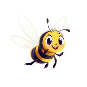 Cute Flying Bee Vinyl Car Decal Sticker – Waterproof & UV-Resistant 8" Cute Flying Bee Vinyl Car Decal Sticker – Waterproof & UV-Resistant 8"