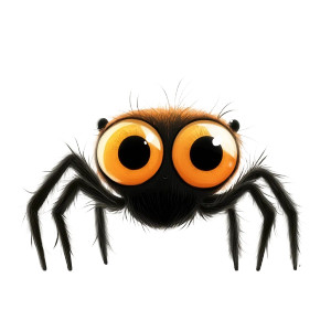 Cartoon Spider Vinyl Car Decal Sticker – Waterproof & UV-Resistant 8"