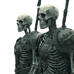 Skeleton Army Vinyl Car Decal Sticker – Waterproof & UV-Resistant 8"