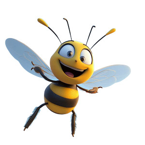 Smiling Disney Bee Vinyl Car Decal Sticker – Waterproof & UV-Resistant 8" Smiling Disney Bee Vinyl Car Decal Sticker – Waterproof & UV-Resistant 8"