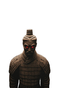 Martian Terracotta Warrior Vinyl Car Decal Sticker – Waterproof & UV-Resistant 8" Martian Terracotta Warrior Vinyl Car Decal Sticker – Waterproof & UV-Resistant 8"