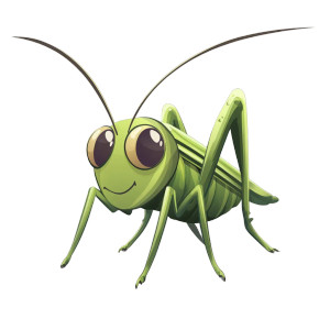 Cartoon Green Cricket Vinyl Car Decal Sticker – Waterproof & UV-Resistant 8" Cartoon Green Cricket Vinyl Car Decal Sticker – Waterproof & UV-Resistant 8"
