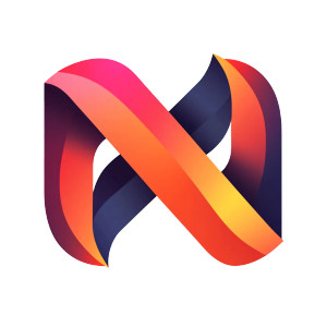 Modern Nn Logo Vinyl Car Decal Sticker – Waterproof & UV-Resistant 8"