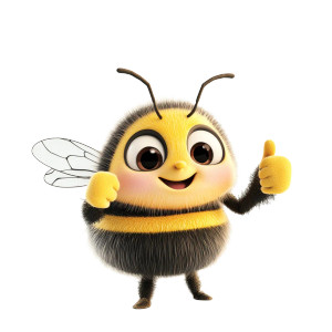 Cartoon Bumble Bee Vinyl Car Decal Sticker – Waterproof & UV-Resistant 8" Cartoon Bumble Bee Vinyl Car Decal Sticker – Waterproof & UV-Resistant 8"
