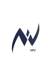 Nw Monogram Logo Vinyl Car Decal Sticker – Waterproof & UV-Resistant 8"