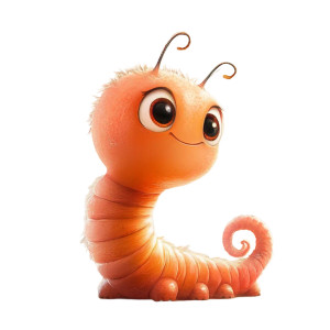 Cute Pixar Earthworm Vinyl Car Decal Sticker – Waterproof & UV-Resistant 8" Cute Pixar Earthworm Vinyl Car Decal Sticker – Waterproof & UV-Resistant 8"