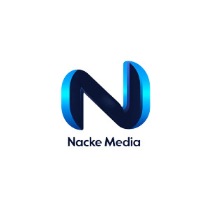 Nacke Media Logo Vinyl Car Decal Sticker – Waterproof & UV-Resistant 8"