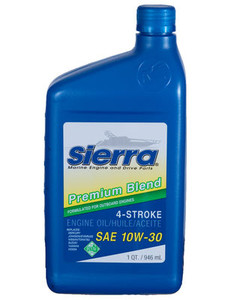 Sierra Marine Premium Blend 4-Stroke Marine Engine Oil | Highly Refined | Anti-Wear | Corrosion Protection Sierra Marine Premium Blend 4-Stroke Marine Engine Oil | Highly Refined | Anti-Wear | Corrosion Protection