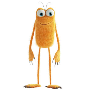 Tall Cartoon Monster Vinyl Car Decal Sticker – Waterproof & UV-Resistant 8"