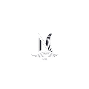 Nautical N Logo Vinyl Car Decal Sticker – Waterproof & UV-Resistant 8"