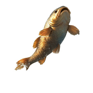 Fantasy Fish Leap Vinyl Car Decal Sticker – Waterproof & UV-Resistant 8"