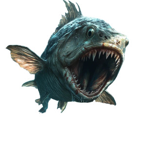 Piranha D&D 5E Vinyl Car Decal Sticker – Waterproof & UV-Resistant 8"