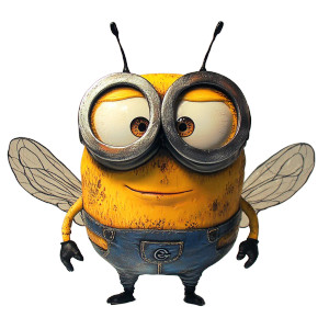 Minion Bee Vinyl Car Decal Sticker – Waterproof & UV-Resistant 8" Minion Bee Vinyl Car Decal Sticker – Waterproof & UV-Resistant 8"