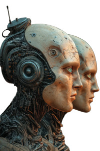 Futuristic Humanoid Beings Vinyl Car Decal Sticker – Waterproof & UV-Resistant 8" Futuristic Humanoid Beings Vinyl Car Decal Sticker – Waterproof & UV-Resistant 8"