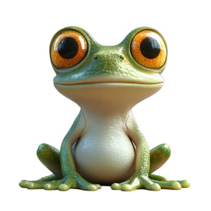 Cartoon Frog V4 Vinyl Car Decal Sticker – Waterproof & UV-Resistant 8" Cartoon Frog V4 Vinyl Car Decal Sticker – Waterproof & UV-Resistant 8"