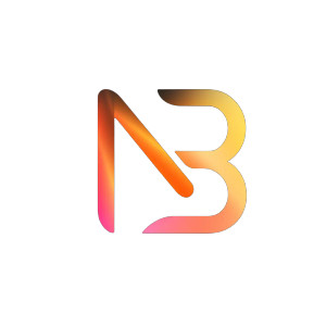 Nb Design Logo Vinyl Car Decal Sticker – Waterproof & UV-Resistant 8"