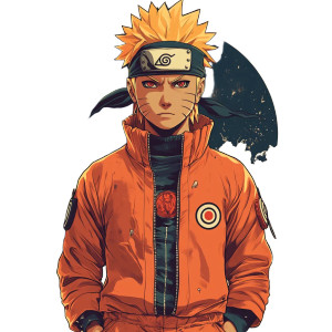 Naruto Dbz Style Vinyl Car Decal Sticker – Waterproof & UV-Resistant 8"