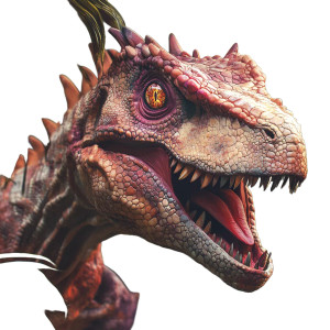 Dinosaur V2 Vinyl Car Decal Sticker – Waterproof & UV-Resistant 8"