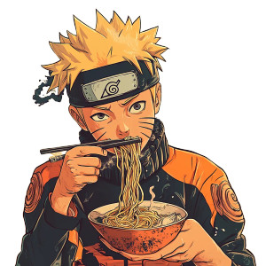 Naruto Eating Ramen Vinyl Car Decal Sticker – Waterproof & UV-Resistant 8" Naruto Eating Ramen Vinyl Car Decal Sticker – Waterproof & UV-Resistant 8"