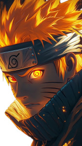 Naruto Close-Up Vinyl Car Decal Sticker – Waterproof & UV-Resistant 8"