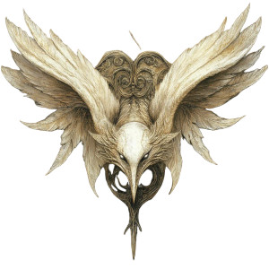 Triple-Winged Seraphim Serpent Vinyl Car Decal Sticker – Waterproof & UV-Resistant 8"