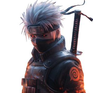 Kakashi Epic Battle Vinyl Car Decal Sticker – Waterproof & UV-Resistant 8"