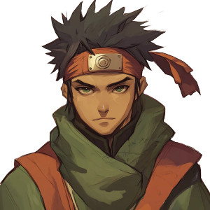 Italian Konohamaru Vinyl Car Decal Sticker – Waterproof & UV-Resistant 8"