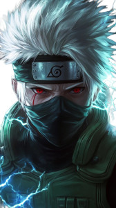 Hatake Kakashi Portrait Vinyl Car Decal Sticker – Waterproof & UV-Resistant 8"