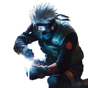 Naruto Vs Kakashi Vinyl Car Decal Sticker – Waterproof & UV-Resistant 8"