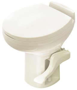Thetford Aqua Magic Residence Toilet | High Profile 18 Inch Seat Height | Pedal Flush Control | Full Bowl Flush | Bone Color Thetford Aqua Magic Residence Toilet | High Profile 18 Inch Seat Height | Pedal Flush Control | Full Bowl Flush | Bone Color