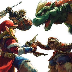 Gaming Icons Collage Vinyl Car Decal Sticker – Waterproof & UV-Resistant 8"