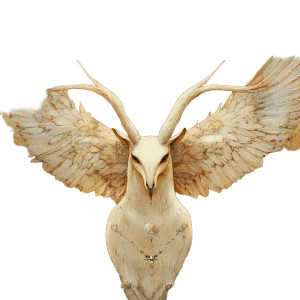 Celestial Animal Beings Vinyl Car Decal Sticker – Waterproof & UV-Resistant 8"