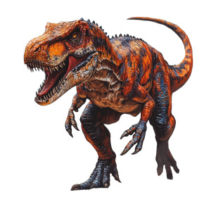 Realistic T-Rex Painting Vinyl Car Decal Sticker – Waterproof & UV-Resistant 8"