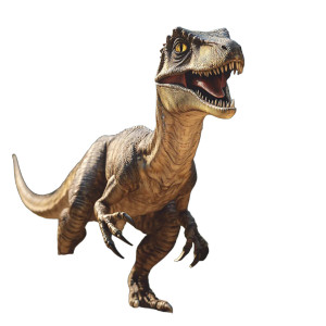 Raptor Dinosaur Vinyl Car Decal Sticker – Waterproof & UV-Resistant 8" Raptor Dinosaur Vinyl Car Decal Sticker – Waterproof & UV-Resistant 8"