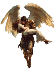 Archangel Michael Rescue Vinyl Car Decal Sticker – Waterproof & UV-Resistant 8"